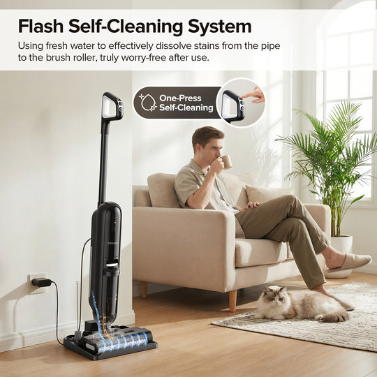 lubluelu T6 Wet and Dry Vacuum with Hassle-Free Floor Care