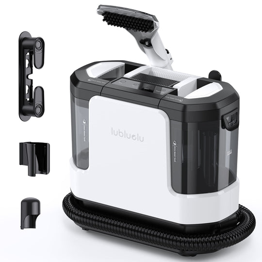 lubluelu V11 Portable Upholstery & Spot Cleaner - 4 Cleaning Modes with Wheeled Base Design