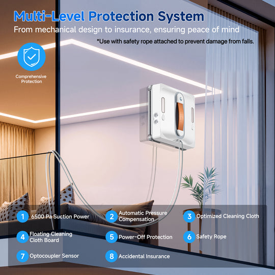 lubluelu CHYW201 Intelligenter Fensterputzroboter