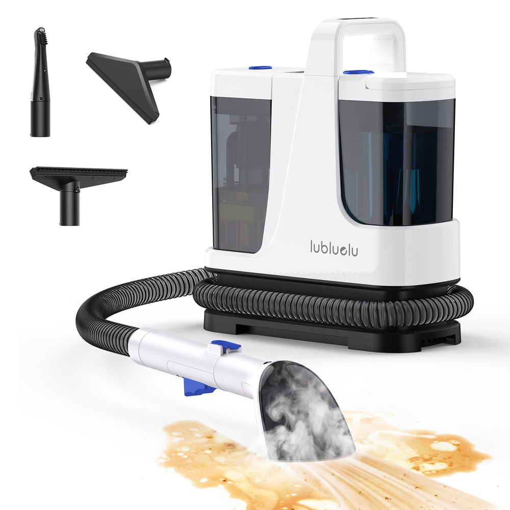 lubluelu V9 Portable Upholstery & Spot Cleaner - Cold, Hot & Steam Modes