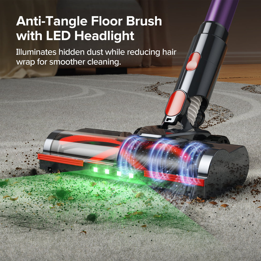 lubluelu G20 - Self-Standing Cordless Vacuum Cleaner with Powerful Suction 150AW