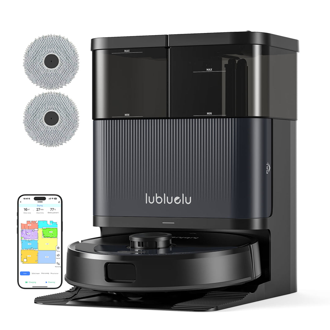 lubluelu SAspirateur robot tout-en-un de 1 000 à 10 000 Pa