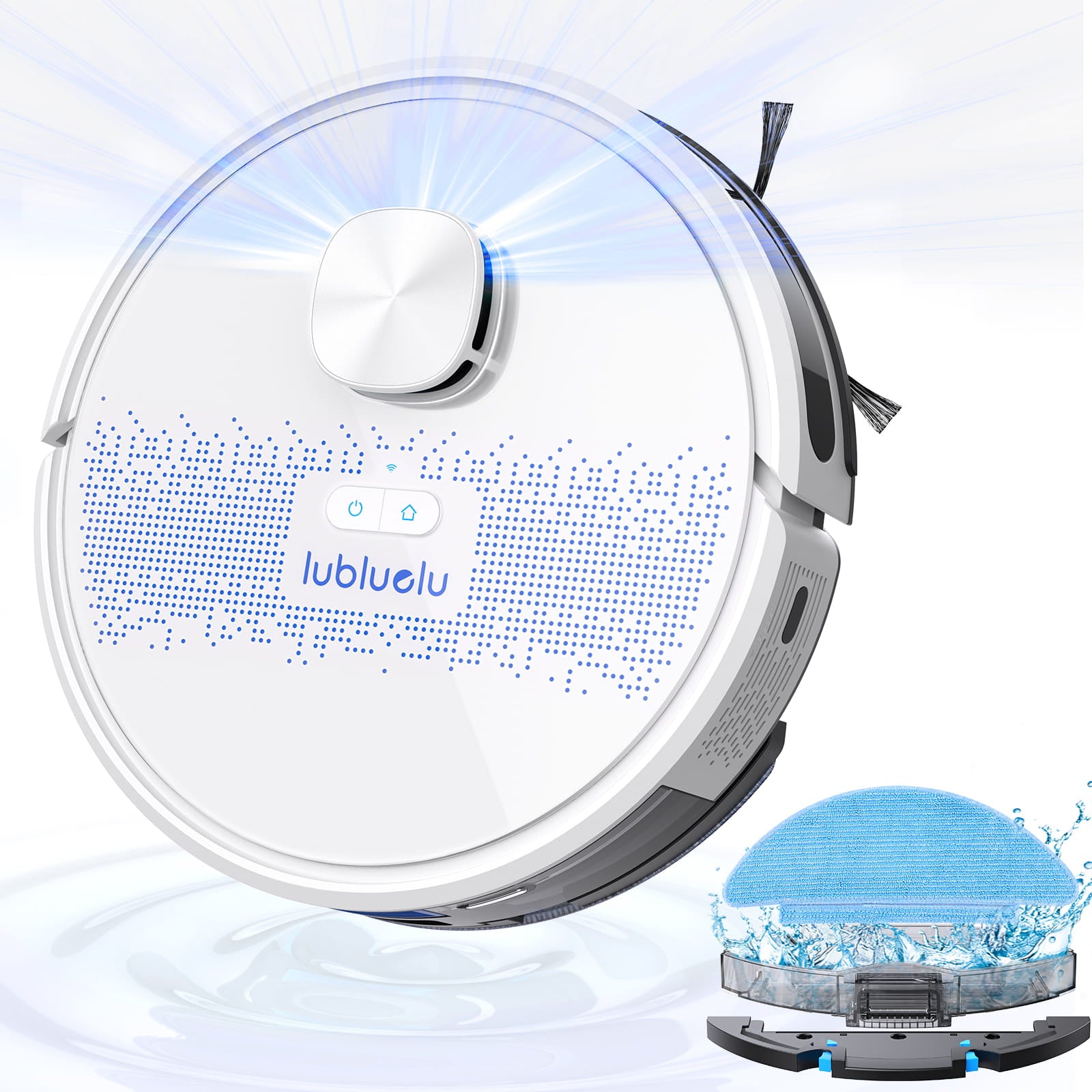 lubluelu SL60D 4000Pa LIDAR Navigation Robotic Vacuum