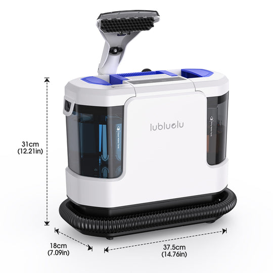 lubluelu V11 Portable Upholstery & Spot Cleaner – 4 Cleaning Modes with Wheeled Base Design