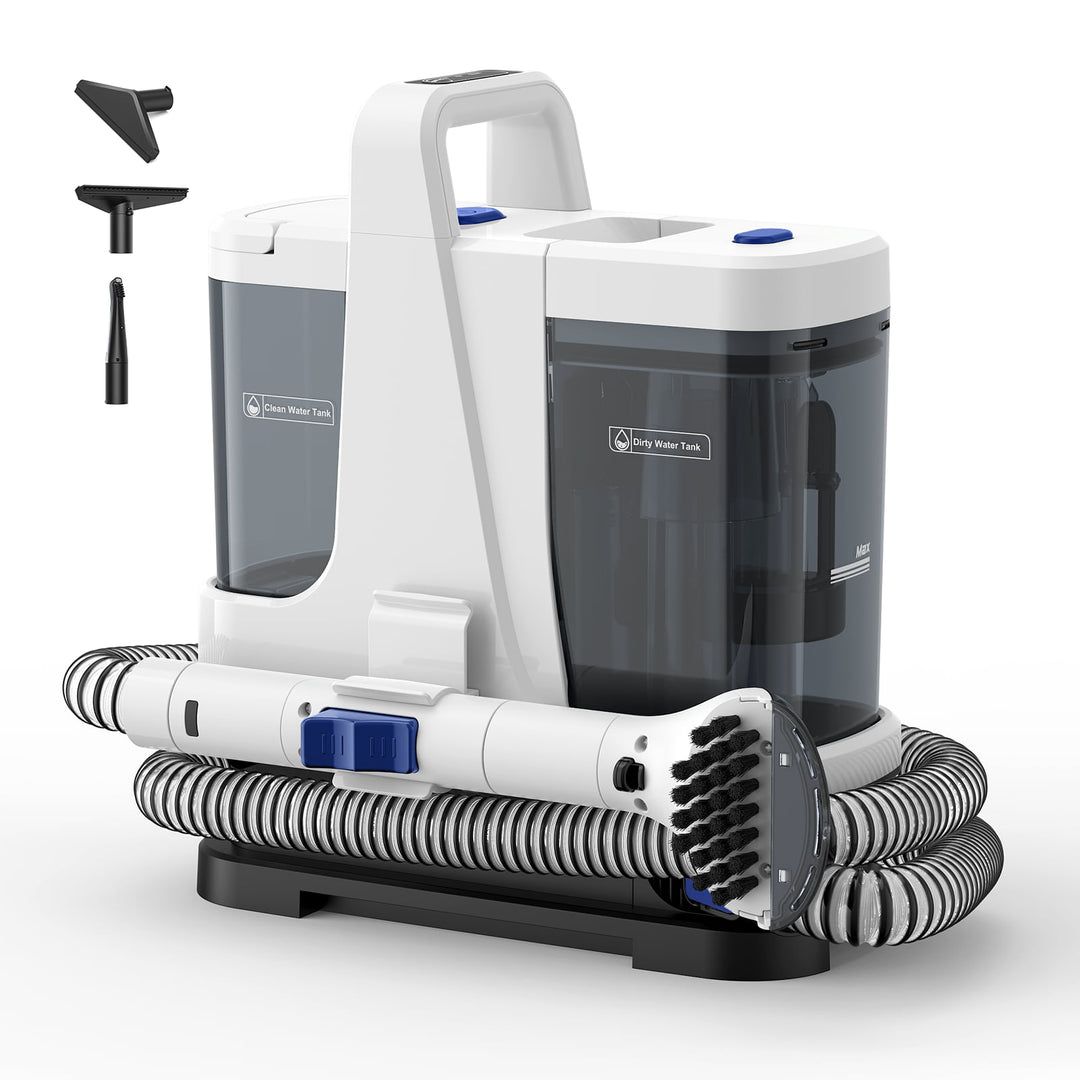 lubluelu V9 Portable Upholstery & Spot Cleaner - Cold, Hot & Steam Modes