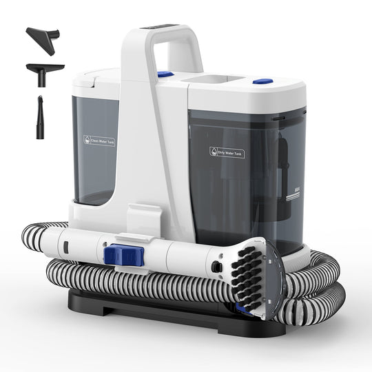lubluelu V9 Portable Upholstery & Spot Cleaner - Cold, Hot & Steam Modes