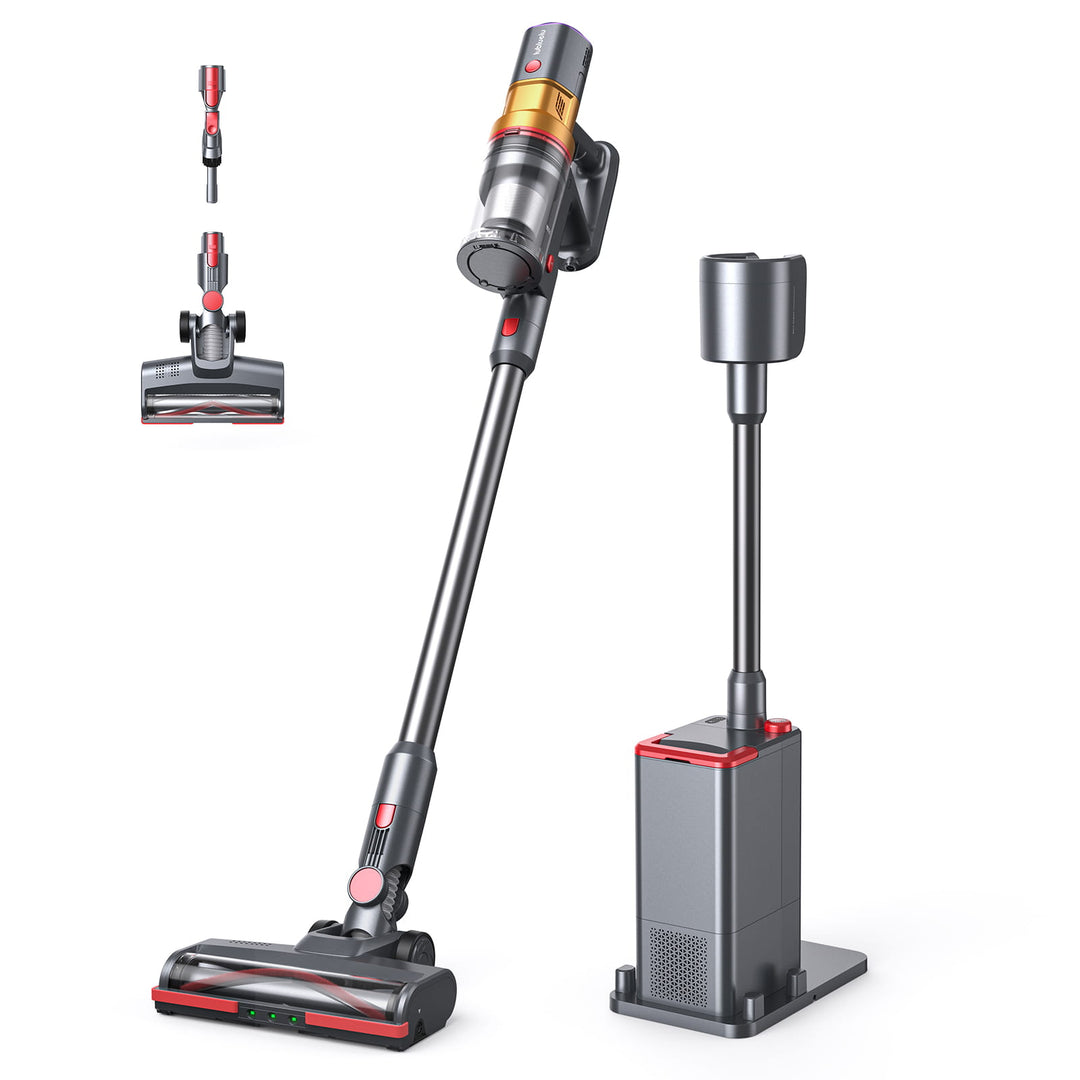 lubluelu X1000 Kabellose Stielstaubsauger
 mit 2,5L mit Absaugstation