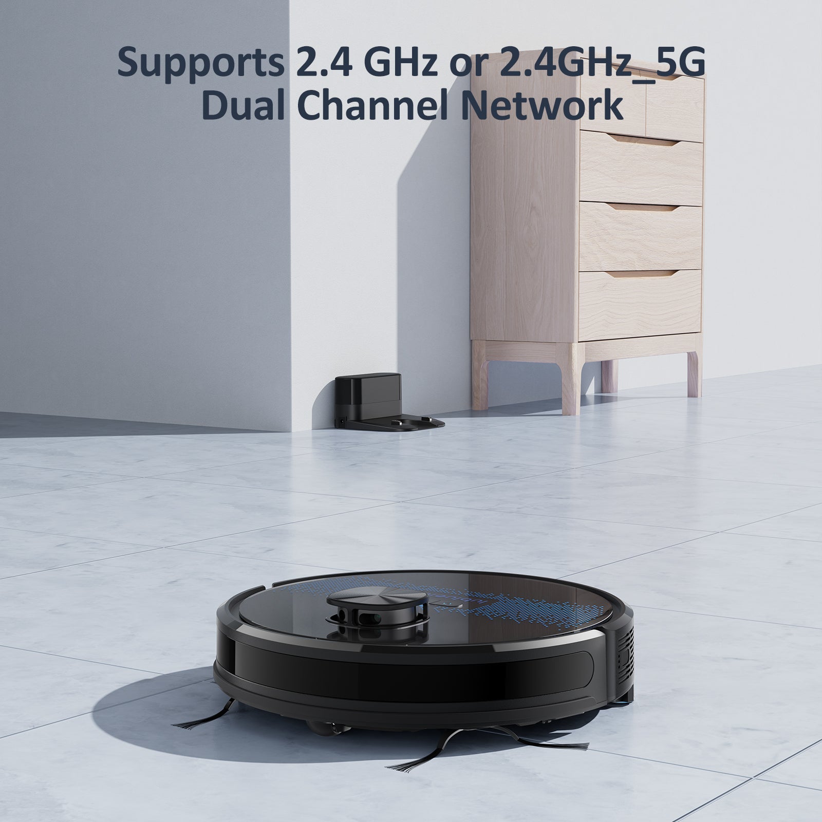 lubluelu SL60D 4000Pa LIDAR Navigation Robotic Vacuum